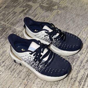 Under Armour Black and White Athletic Sneakers - NAVY Edition